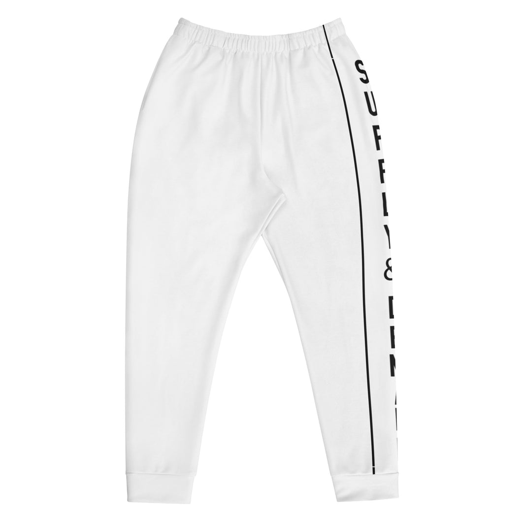 Supply & Demand White Joggers